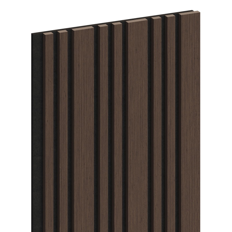 Mexen Lam-F Slim 01 Akustische Wandpaneele 280 x 36,5 cm, Filz 9 mm, technisches Furnier, Eiche Mocca - S107-280-01-045