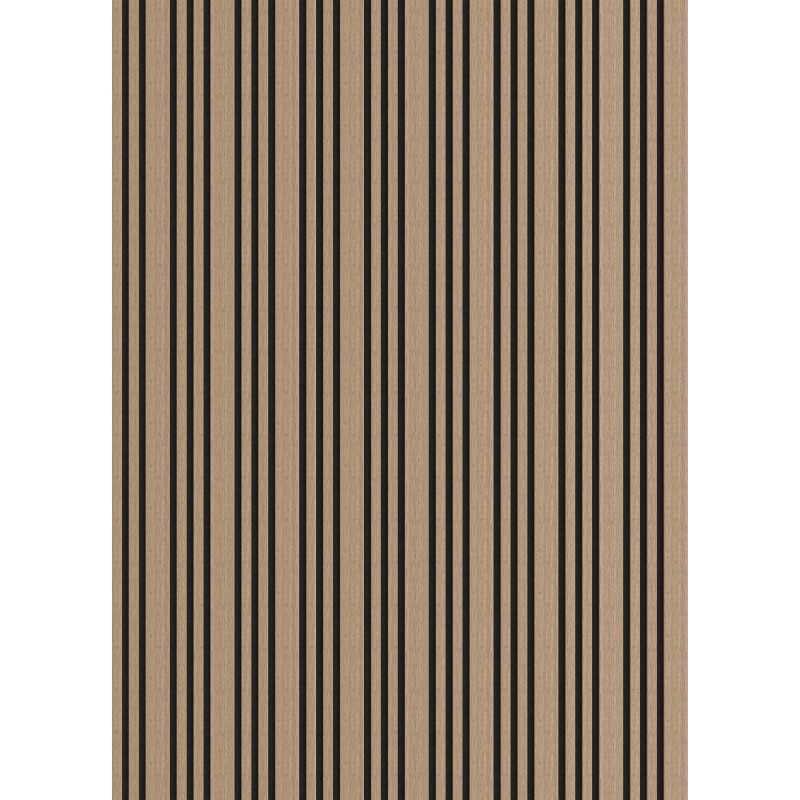 Mexen Lam-F Slim 01 Akustik-Wandpaneele 280 x 36,5 cm, Filz 9 mm, Technisches Furnier, Helle Walnuss - S107-280-01-047