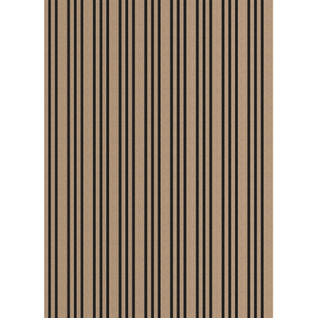 Mexen Lam-F Slim 01 Akustik-Wandpaneele 280 x 36,5 cm, Filz 9 mm, Technisches Furnier, Helle Walnuss - S107-280-01-047