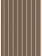 Mexen Lam-F Slim 01 Akustik-Wandpaneele 280 x 36,5 cm, Filz 9 mm, Technisches Furnier, Helle Walnuss - S107-280-01-047
