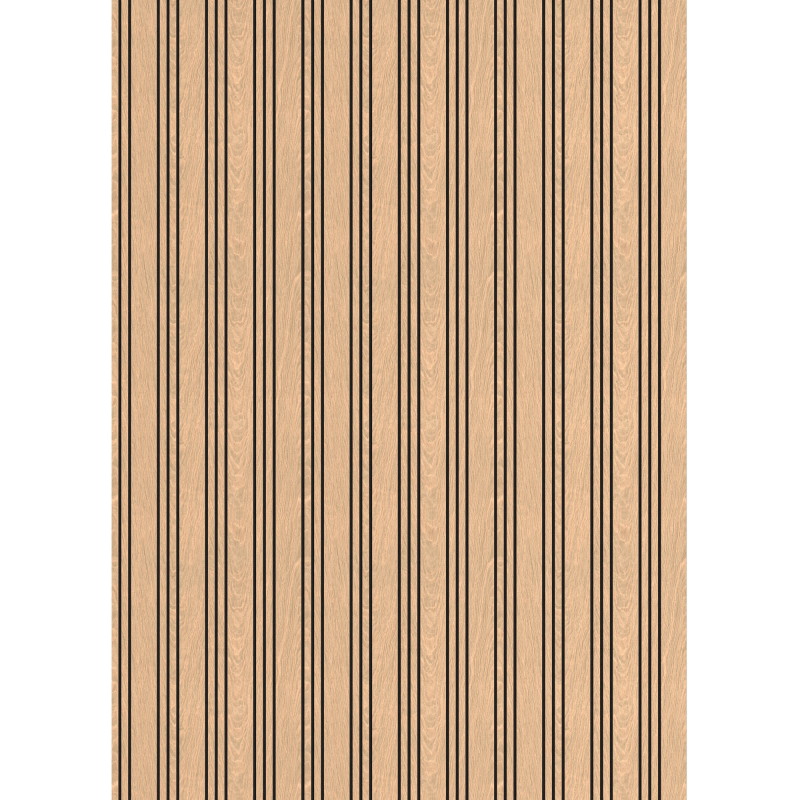 Mexen Lam-F Nano 01 Akustische Wandpaneele 280 x 32,4 cm, Filz 9 mm, technisches Furnier, Gebleichte Eiche - S108-280-01-040