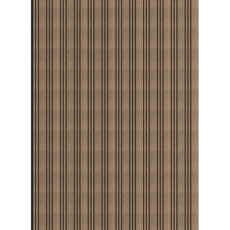 Mexen Lam-F Nano 01 Akustische Wandpaneele 280 x 32,4 cm, Filz 9 mm, technisches Furnier, Dunkle Walnuss - S108-280-01-044