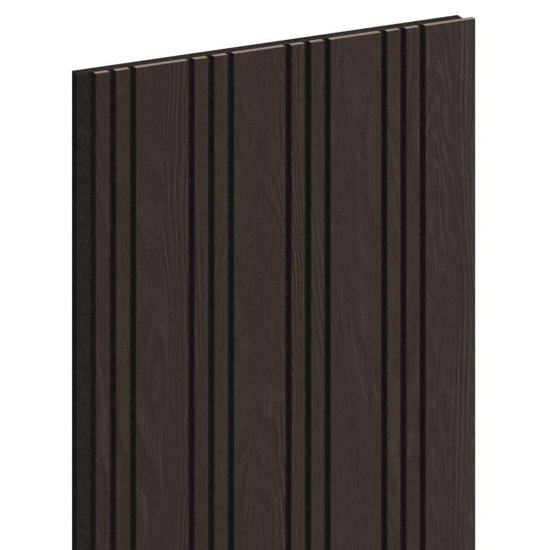 Mexen Lam-F Nano 01 Akustische Wandlamellen 280 x 32,4 cm, Filz 5 mm, technisches Furnier, Schwarze Eiche - S108-280-01-046