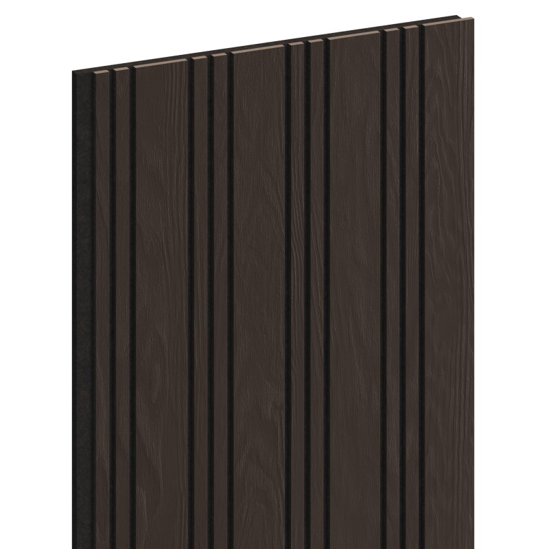 Mexen Lam-F Nano 01 Akustische Wandlamellen 280 x 32,4 cm, Filz 9 mm, technisches Furnier, Schwarze Eiche - S108-280-01-046