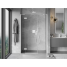 Mexen Mist-H Duschtür schwenkbar links 120 cm, transparent, weiß - 8A5-120-001-20-00-L