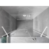 Mexen Mist-H Duschtür schwenkbar links 120 cm, transparent, weiß - 8A5-120-001-20-00-L