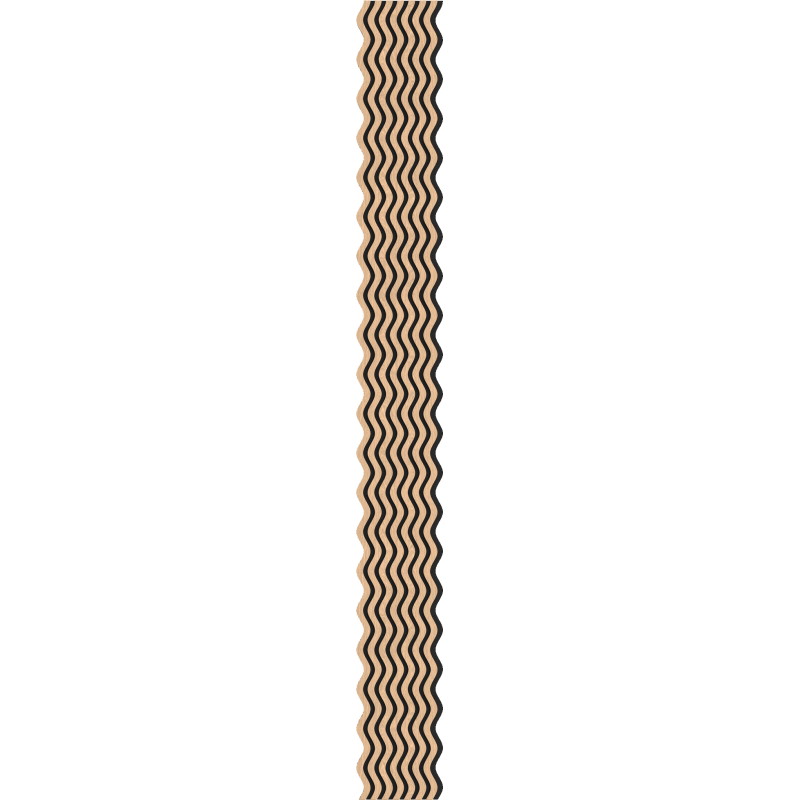 Mexen Lam-SF 02 Akustische Wandpaneele 280 x 30 cm, Filz 9 mm, technisches Furnier, Weiß Eiche - S106-280-02-040