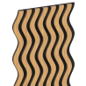 Mexen Lam-SF 02 Akustische Wandpaneele 280 x 30 cm, Filz 9 mm, technisches Furnier, Eiche Classic - S106-280-02-041
