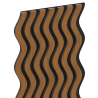 Mexen Lam-SF 02 Akustische Wandpaneele 280 x 30 cm, Filz 9 mm, technisches Furnier, Eiche Natur - S106-280-02-042