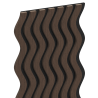 Mexen Lam-SF 02 Akustische Wandlamellen 280 x 30 cm, Filz 9 mm, technisches Furnier, Mocca Eiche - S106-280-02-045