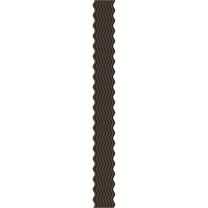 Mexen Lam-SF 02 Akustische Wandlamellen 280 x 30 cm, Filz 9 mm, technisches Furnier, Mocca Eiche - S106-280-02-045