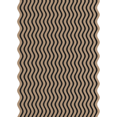 Mexen Lam-SF 02 Akustische Wandpaneele 280 x 30 cm, Filz 9 mm, technische Furnier, Helle Walnuss - S106-280-02-047