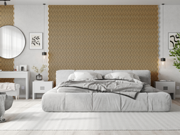 Mexen Lam-SF 02 Akustische Wandpaneele 280 x 30 cm, Filz 9 mm, technisches Furnier, Eiche Classic - S106-280-02-041