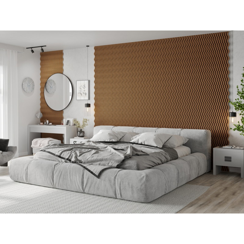 Mexen Lam-SF 02 Akustische Wandpaneele 280 x 30 cm, Filz 9 mm, technisches Furnier, Eiche Natur - S106-280-02-042
