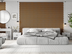 Mexen Lam-SF 02 Akustische Wandpaneele 280 x 30 cm, Filz 9 mm, technisches Furnier, Eiche Natur - S106-280-02-042