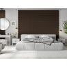 Mexen Lam-SF 02 Akustische Wandlamellen 280 x 30 cm, Filz 9 mm, technisches Furnier, Mocca Eiche - S106-280-02-045