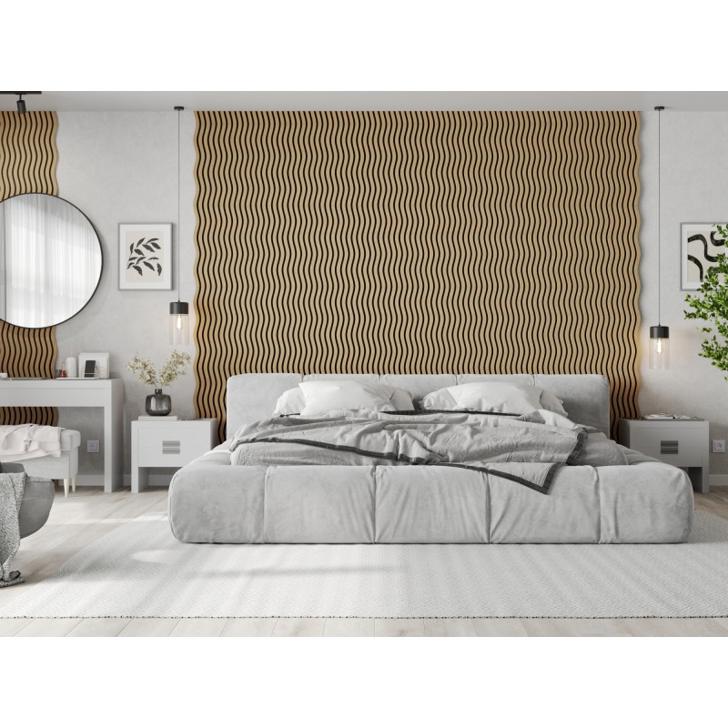 Mexen Lam-SF 01 Akustische Wandlamellen 280 x 30 cm, 9 mm Filz, technisches Furnier, Eiche Klassisch - S106-280-01-041