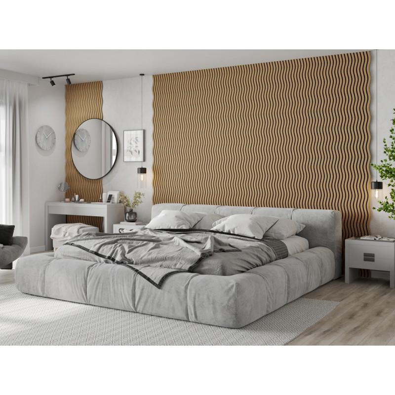 Mexen Lam-SF 01 Akustische Wandlamellen 280 x 30 cm, 9 mm Filz, technisches Furnier, Eiche Klassisch - S106-280-01-041