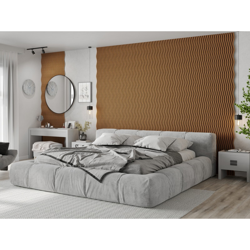 Mexen Lam-SF 01 Akustische Wandpaneele 280 x 30 cm, Filz 9 mm, technisches Furnier, Eiche Natur - S106-280-01-042