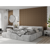 Mexen Lam-SF 01 Akustische Wandpaneele 280 x 30 cm, Filz 9 mm, technisches Furnier, Dunkle Walnuss - S106-280-01-044