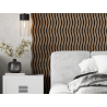 Mexen Lam-SF 01 Akustische Wandpaneele 280 x 30 cm, Filz 9 mm, technisches Furnier, Dunkle Walnuss - S106-280-01-044