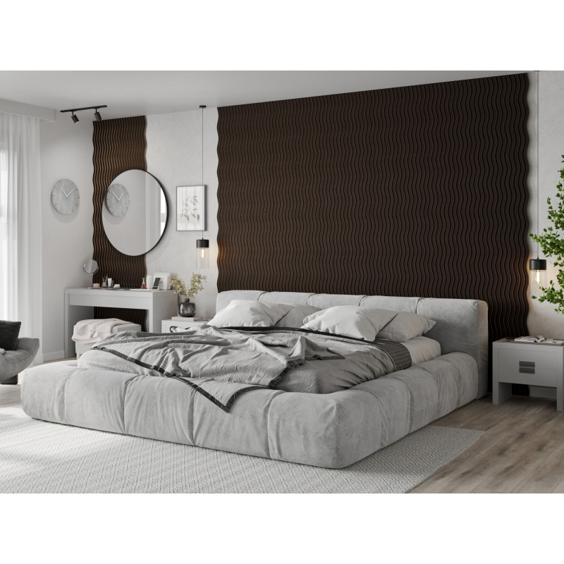 Mexen Lam-SF 01 Akustische Wandpaneele 280 x 30 cm, Filz 9 mm, technisches Furnier, Schwarze Eiche - S106-280-01-046