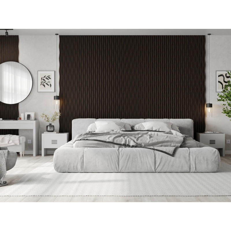 Mexen Lam-SF 01 Lam-SF 26 akustische Wandpaneele 280 x 30 cm, Filz 9 mm, technisches Furnier, Schwarzeiche - S106-280-26-046