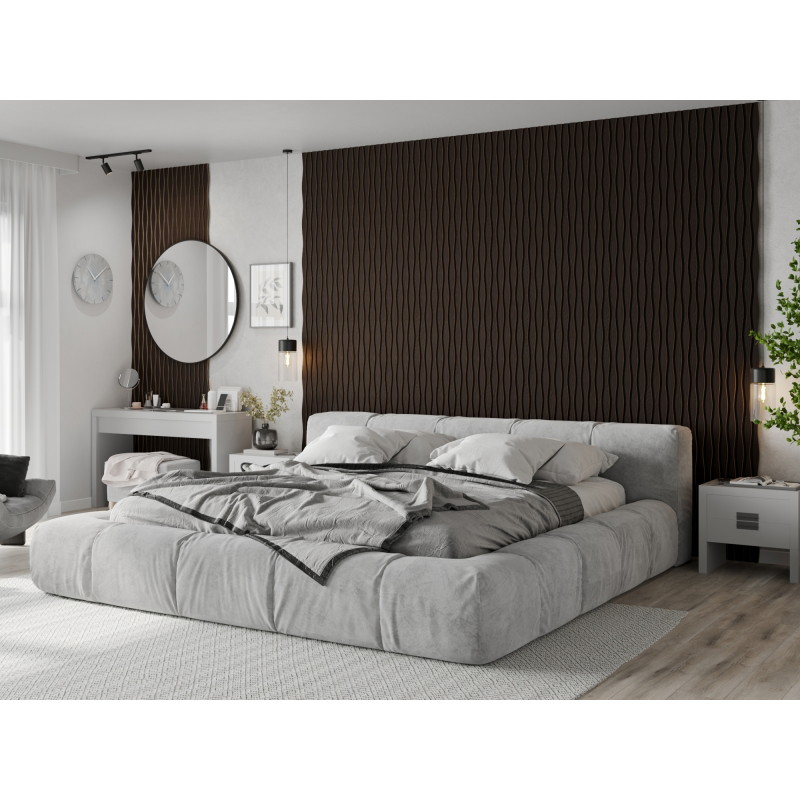Mexen Lam-SF 01 Lam-SF 26 akustische Wandpaneele 280 x 30 cm, Filz 9 mm, technisches Furnier, Schwarzeiche - S106-280-26-046