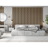 Mexen Lam-SF 01 Lam-SF 26 akustische Wandpaneele, 280 x 30 cm, Filz 9 mm, technisches Furnier, Hellnuss - S106-280-26-047