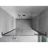 Mexen Mist-H L Rechts öffnende Duschkabinentür 130 cm, transparent, gebürstetes Gun Gray - 8A5L-130-001-66-00-P