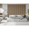 Mexen Lam-SF 01 Lam-SF 26 akustische Wandpaneele 280 x 30 cm, Filz 9 mm, Technisches Furnier, Gebleichte Eiche - S106-280-26-040