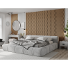 Mexen Lam-SF 01 Lam-SF 26 akustische Wandpaneele 280 x 30 cm, Filz 9 mm, Technisches Furnier, Gebleichte Eiche - S106-280-26-040