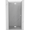 Mexen Mist-F faltbare Duschabtrennung links 75 cm, transparent, weiß - 8A6-075-000-20-00-L