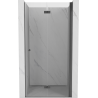 Mexen Mist-F faltbare Duschkabinentür rechts 85 cm, transparent, gebürstet gun gray - 8A6-085-000-66-00-P