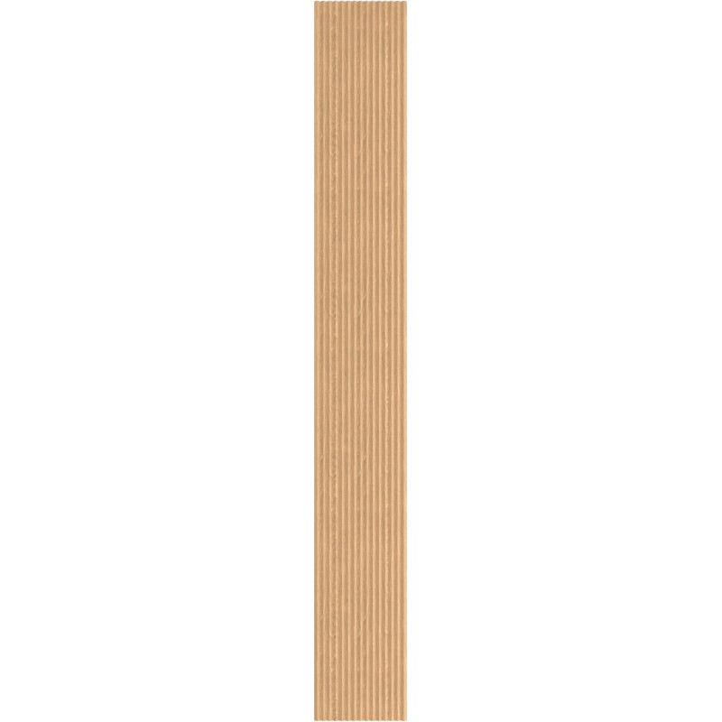 Mexen Ovalo 01 flexible gerillte Wandpaneele 280 x 36 cm, technisches Furnier, Gebleichte Eiche - S130-280-01-040
