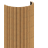 Mexen Ovalo 01 gerillte, flexible Wandpaneele 280 x 36 cm, technisches Furnier, Eiche Classic - S130-280-01-041