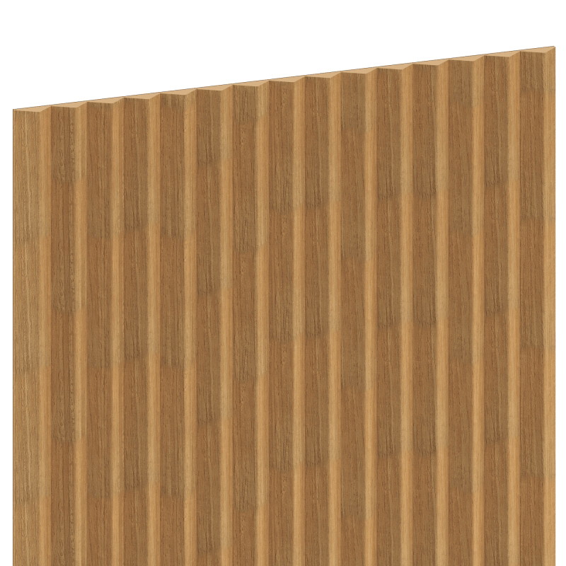 Mexen Ovalo 01 gerillte, flexible Wandpaneele 280 x 36 cm, technisches Furnier, Eiche Classic - S130-280-01-041