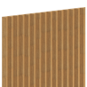 Mexen Ovalo 01 gerillte, flexible Wandpaneele 280 x 36 cm, technisches Furnier, Eiche Classic - S130-280-01-041