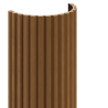 Mexen Ovalo 01 flexible geriffelte Wandpaneele 280 x 36 cm, technisches Furnier, Eiche Natur - S130-280-01-042