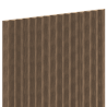 Mexen Ovalo 01 gerillte flexible Wandlamellen 280 x 36 cm, technisches Furnier, Dunkle Walnuss - S130-280-01-044