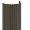 Mexen Ovalo 01 flexible geriffelte Wandlatten 280 x 36 cm, technisches Furnier, Eiche Mocca - S130-280-01-045