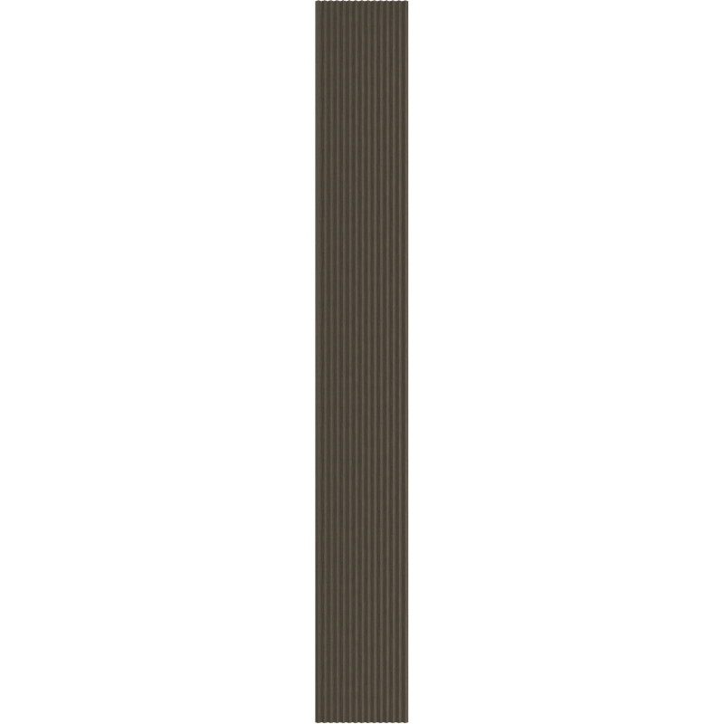 Mexen Ovalo 01 flexible geriffelte Wandlatten 280 x 36 cm, technisches Furnier, Eiche Mocca - S130-280-01-045