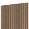 Mexen Ovalo 01 flexible gerillte Wandpaneele 280 x 36 cm, technisches Furnier, Helles Nussbaumholz - S130-280-01-047