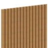 Mexen Ovalo 02 elastische geriffelte Wandpaneele 280 x 36 cm, technisches Furnier, Eiche Classic - S130-280-02-041