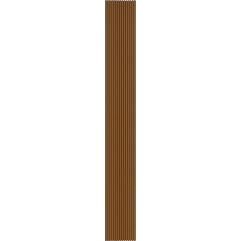 Mexen Ovalo 02 gerillte flexible Wandpaneele 280 x 36 cm, technisches Furnier, Eiche Natur - S130-280-02-042