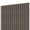 Mexen Ovalo 02 Geriffelte elastische Wandlamellen 280 x 36 cm, technisches Furnier, Graue Eiche - S130-280-02-043
