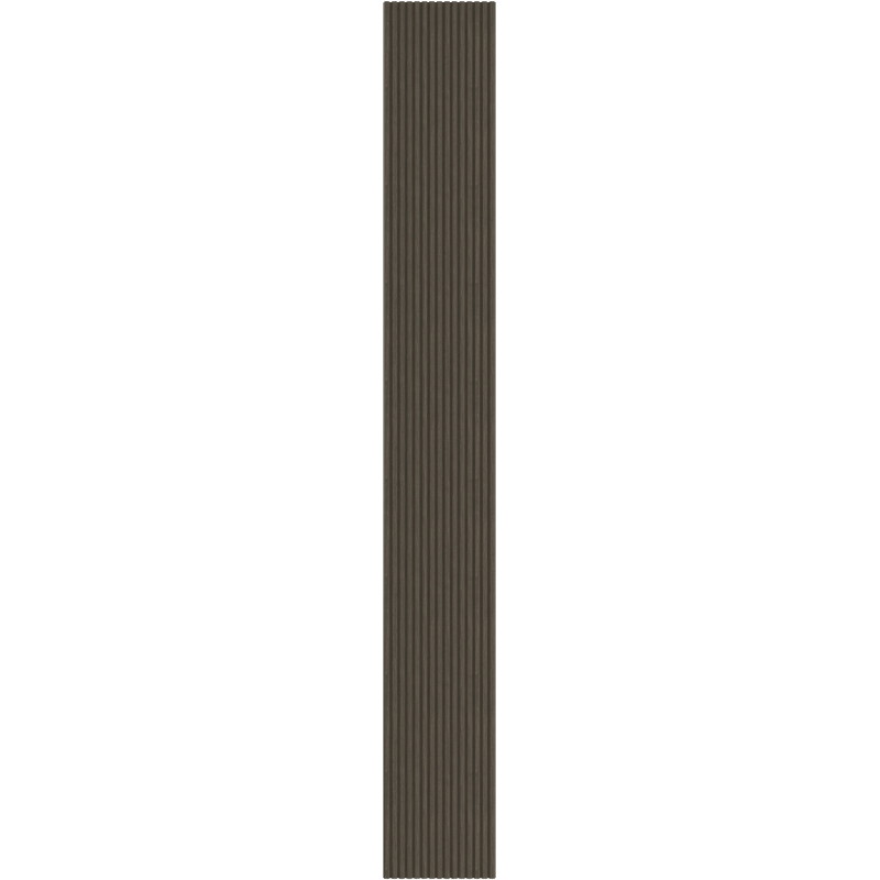 Mexen Ovalo 02 flexible gerillte Wandpaneele 280 x 36 cm, technisches Furnier, Eiche Mocca - S130-280-02-045