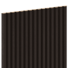 Mexen Ovalo 02 gerillte, flexible Wandpaneele 280 x 36 cm, technisches Furnier, Schwarze Eiche - S130-280-02-046