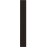 Mexen Ovalo 02 gerillte, flexible Wandpaneele 280 x 36 cm, technisches Furnier, Schwarze Eiche - S130-280-02-046
