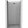 Mexen Mist-F Klappbare Duschabtrennung links 105 cm, transparent, Gun Metal - 8A6-105-000-95-00-L
